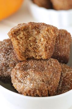 Cinnamon Sugar Pumpkin Donut Holes {paleo, grain-free, gluten-free, dairy-free}