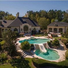 Luxury estate with tiered swimming pool. Life is short, get <a class="pintag searchlink" data-query="%23rich" data-type="hashtag" href="/search/?q=%23rich&rs=hashtag" rel="nofollow" title="#rich search Pinterest">#rich</a> like we do and become <a class="pintag searchlink" data-query="%23famous" data-type="hashtag" href="/search/?q=%23famous&rs=hashtag" rel="nofollow" title="#famous search Pinterest">#famous</a> tomorrow. Follow Rich Famous on Twitter to live the life you want.