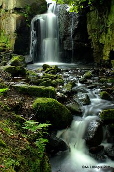 Lumsdale Falls, Peak District, Derbyshire, England