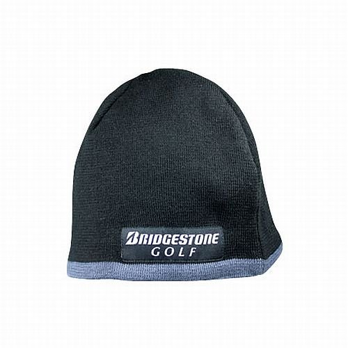 Bridgestone Golf Beanie (Black, One Size) Fleece Line Hat NEW Bridgestone Golf
