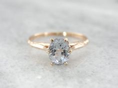 Fine Pale Lavender Sapphire <a class="pintag searchlink" data-query="%23Ring" data-type="hashtag" href="/search/?q=%23Ring&rs=hashtag" rel="nofollow" title="#Ring search Pinterest">#Ring</a> in Rose Gold.