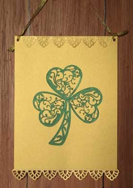 St. Patrick's Day banner