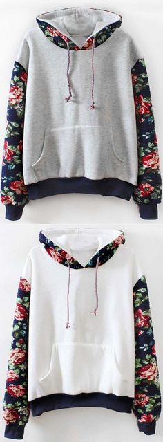 Warm up with $33.99 Only! Free shipping&easy return! This floral sweatshirt is detailed with printed hoodie&front pocket! So cozy&chic at <a href="http://Cupshe.com" rel="nofollow" target="_blank">Cupshe.com</a>