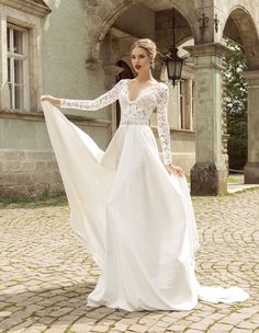 Summer Style Lace Long Sleeve Wedding Dresses 2016 V Neck A Line Lace Wedding Dress Beading Beach Bridal Gowns-in Wedding Dresses from Weddings & Events on <a href="http://Aliexpress.com" rel="nofollow" target="_blank">Aliexpress.com</a> | Alibaba Group