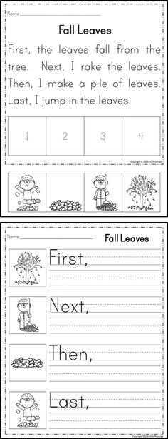 Sequencing Stories ~ First, Next, Then, Last {Set 1}
