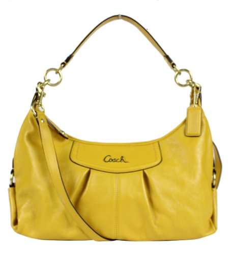 ... Ashley Convertible Hobo Handbag 19761 Sunflower Yellow Coach Handbag