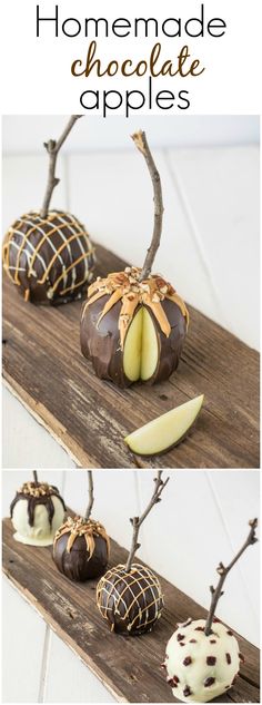 Homemade chocolate apples are fun and yummy treat that can be enjoyed anytime of the year and the best part is, you can have fun decorating them.