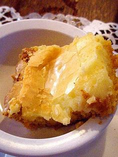 Paula Deens Gooey Butter Cake Recipe (also known as Chess Squares)