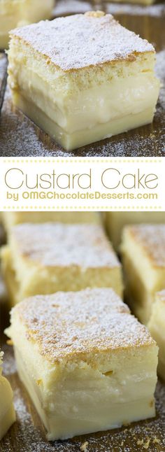 Vanilla Magic Custard Cake is melt-in-your-mouth soft and creamy dessert.: