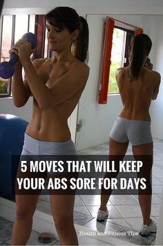 5 exercises that will keep your abs sore for days.:
