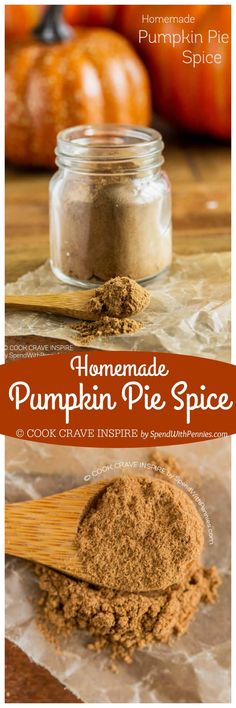 Easy Homemade Pumpkin Pie Spice! This pumpkin pie spice recipe is a blend of warm fall spices you likely have in your cupboard already! Perfect for fall baking!