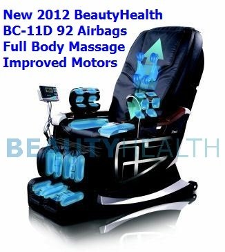 Forever Rest Premium Massage Chair w/body scan, BUILT IN HEAT(TOP OF THE LINE) 10yr. Warranty (Black) Back Massager With Heat
