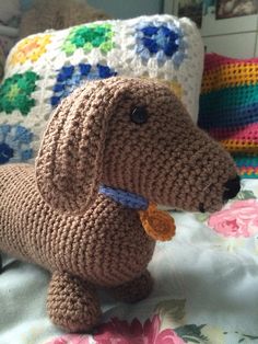 Ravelry: DachshundFREE crochet amigurumi pattern by Lynn Logan