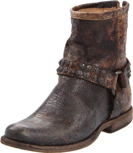 *+ FRYE Women’s Phillip Studded Harness Boot,Chocolate,10 M US ...