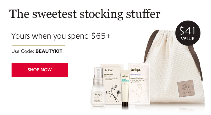 Receive a free 4-piece bonus gift with your $65 Jurlique purchase
