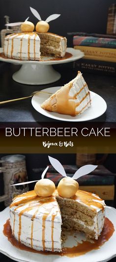 Butterbeer cake from Bijoux & Bits <a class="pintag searchlink" data-query="%23harrypotter" data-type="hashtag" href="/search/?q=%23harrypotter&rs=hashtag" rel="nofollow" title="#harrypotter search Pinterest">#harrypotter</a> <a class="pintag searchlink" data-query="%23butterbeer" data-type="hashtag" href="/search/?q=%23butterbeer&rs=hashtag" rel="nofollow" title="#butterbeer search Pinterest">#butterbeer</a>