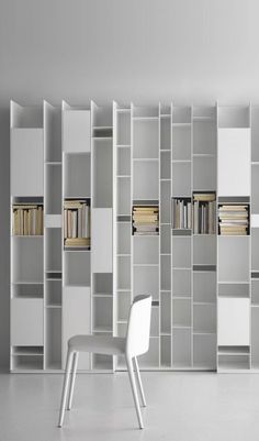 MDF bookcase RANDOM by MDF Italia | design Neuland Industriaedesign