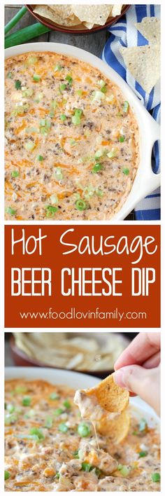 Hot Sausage Beer Cheese Dip | Hot Sausage Beer Cheese Dip makes a perfect party or tailgating food. <a class="pintag searchlink" data-query="%23RaceDayRelief" data-type="hashtag" href="/search/?q=%23RaceDayRelief&rs=hashtag" rel="nofollow" title="#RaceDayRelief search Pinterest">#RaceDayRelief</a> <a class="pintag searchlink" data-query="%23ad" data-type="hashtag" href="/search/?q=%23ad&rs=hashtag" rel="nofollow" title="#ad search Pinterest">#ad</a> <a href="http://www.foodlovinfamily.com/hot-sausage-beer-cheese-dip/" rel="nofollow" target="_blank">www.foodlovinfami...</a>