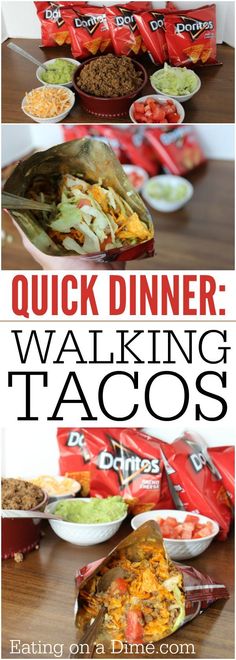 Tacos in a bag? Yes, you are going to love this walking tacos recipe. It is easy to make and the entire family loves this easy Mexican recipe.