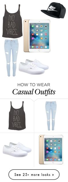&quot;casual&quot; by pb8880 on Polyvore featuring River Island, Billabong, Vans, NIKE, women&#39;s clothing, women&#39;s fashion, women, female, woman and misses