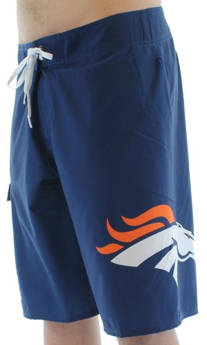Quiksilver NFL Denver Broncos Men's Boardshorts Board Shorts Swim Blue Size 36 Quiksilver Shorts