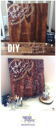 DIY wedding &quot;guestbook&quot;. Super easy, affordable and fun for your guests!