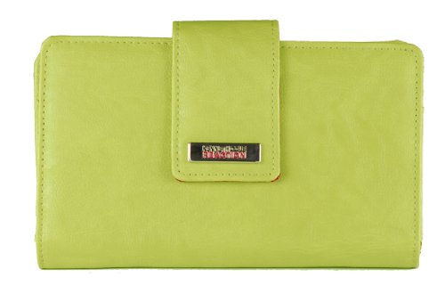 Kenneth Cole Reaction Women's Clutch with Mirror Style 194534/891 (Neon Green) Wallets