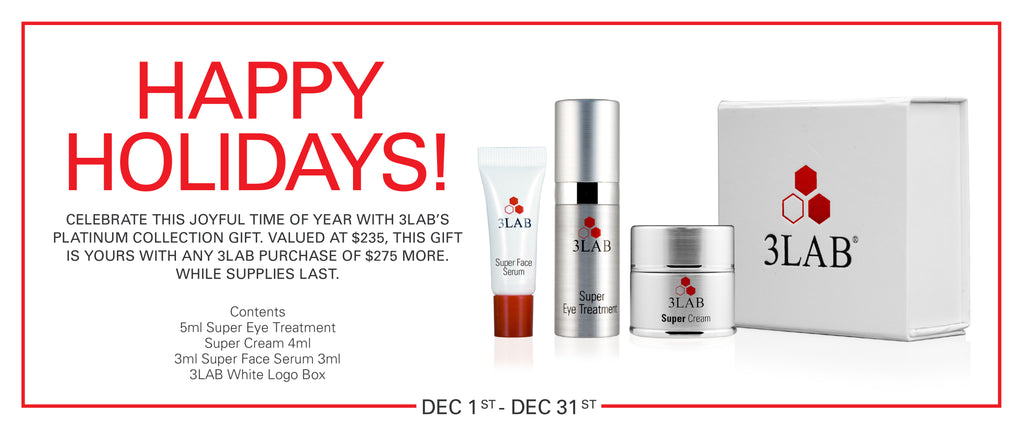 Receive a free 3-piece bonus gift with your $275 3LAB purchase