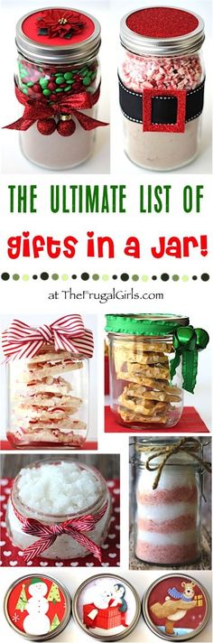 Looking for some Gifts in a Jar Ideas for your Christmas? Make your Christmas???