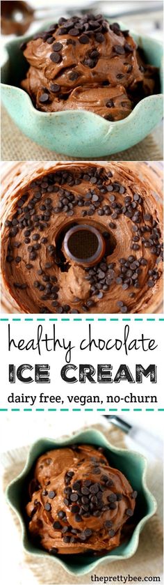 Healthy Double Chocolate Ice Cream