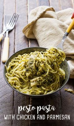 Skip the unhealthy additives with this Pesto Pasta with Chicken and Parmesan recipe???it???s made with just four simple, all-natural ingredients and one Select by Calphalon??? pan for minimal clean-up. Simply toss Barilla?? linguine with pesto, Parmesan cheese, and succulent NatureRaised Farms?? Grilled Chicken. This will easily become your new favorite weeknight dinner recipe!