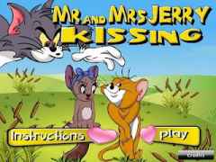 Tom and Jerry Mr and Mrs Jerry Kissing