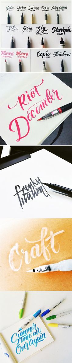 A guide to brush lettering. Brush lettering gives designs a handmade feel. <a class="pintag searchlink" data-query="%23handtype" data-type="hashtag" href="/search/?q=%23handtype&rs=hashtag" rel="nofollow" title="#handtype search Pinterest">#handtype</a> <a class="pintag" href="/explore/calligraphy/" title="#calligraphy explore Pinterest">#calligraphy</a> <a class="pintag" href="/explore/typography/" title="#typography explore Pinterest">#typography</a> <a href="http://calligrafikas.tumblr.com/" rel="nofollow" target="_blank">calligrafikas.tum...</a>