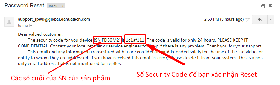  Lấy lại mật khẩu đầu ghi Dahua mới nhất