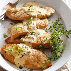 It&#39;s hard to believe that such a luscious chicken recipe can make it into the category of 30-minute meals! The secret is in the winning combination of flavor-charged ingredients, including Dijon mustard, white wine, and a tou/