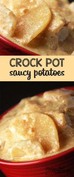 These delicious Crock Pot Saucy Potatoes are not your average potatoes! Fantastic slow cooker recipe!