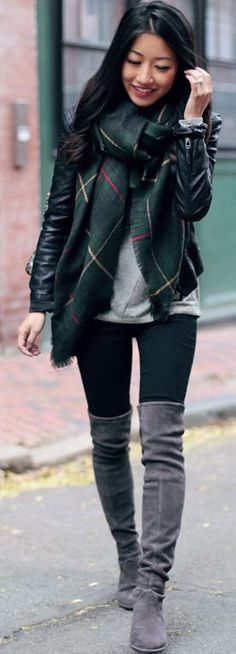 Dark Casual Layers Fall Inspo by Extra Petite