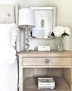 Bedroom nightstand styling. Easy ways to decorate your bedroom nightstand???