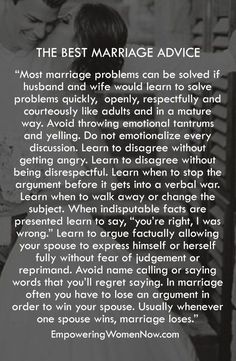 the best marriage advice ever