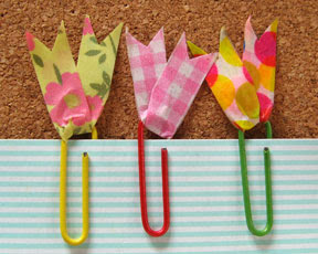 washi tape paper clips photo