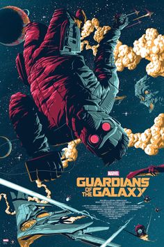 Grey Matter Art will sell this incredible Guardians of the Galaxy poster by Florey later this week. It???s a 24??? x 36??? screenprint, has an edition of 225, and will cost $45. The variant has an edition of 150 and will cost $55.