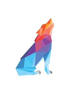 geometric wolf - Google Search