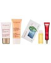 Receive your choice of 5-piece bonus gift with your $85 Clarins purchase