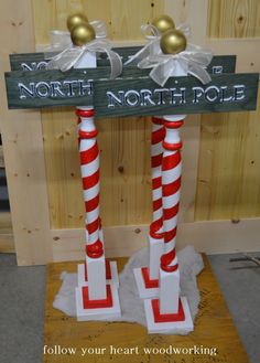follow your heart woodworking: Christmas Items - North Pole