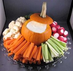 Pumpkin Platter With Dip Pictures, Photos, and Images for Facebook, Tumblr, Pinterest, and Twitter