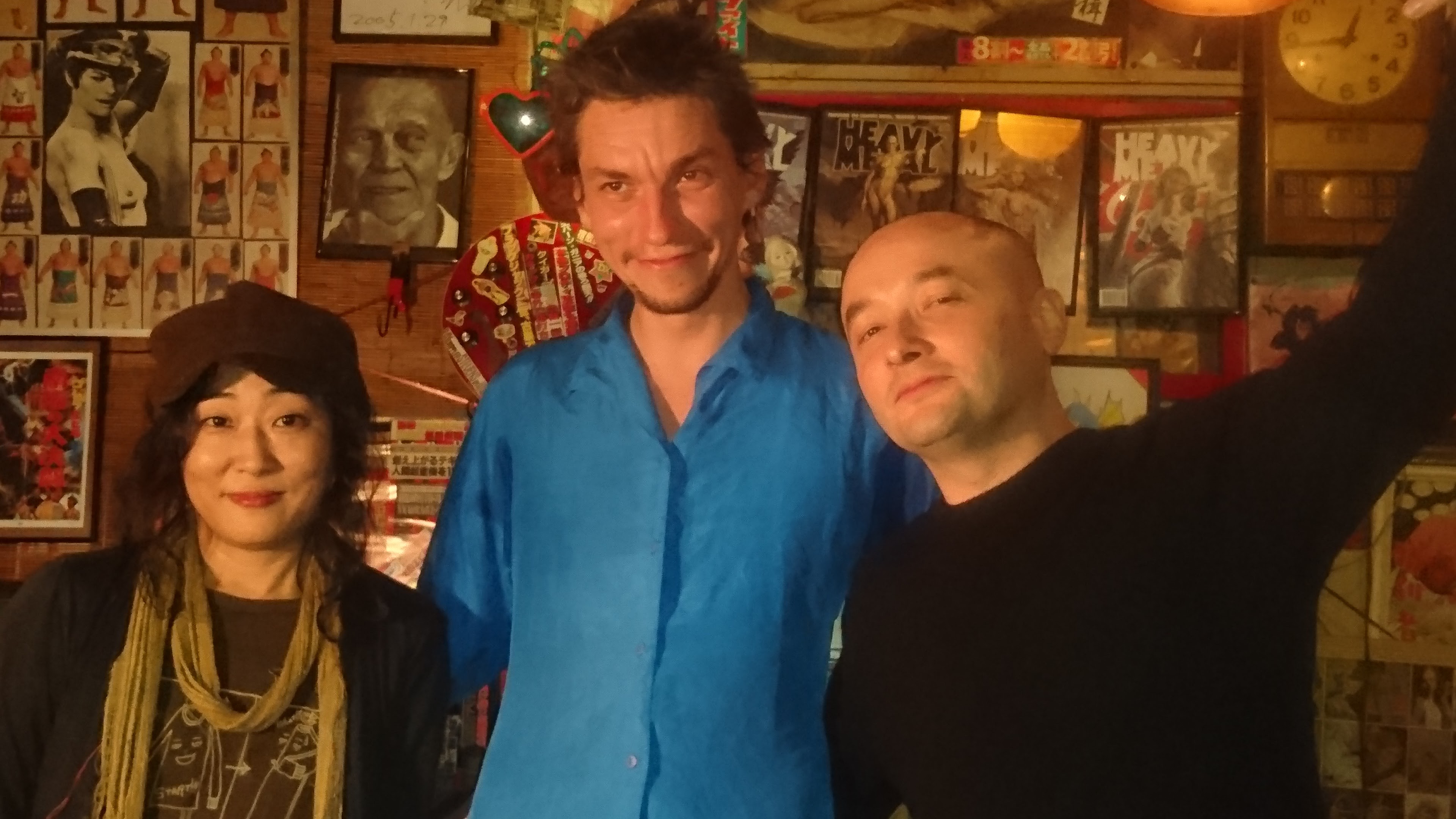 2017/11/05 Sun Niels Mestre, André van Rensburg, �g�{�T���q at BAR [GARIGARI]