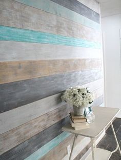 Woodplank Wall??????. ?????????????? ??????.a tiny touch of rustic and a whole lot of warmth