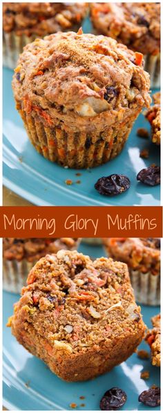 My Favorite Morning Glory Muffins! Hearty, healthy, and so delicious! <a class="pintag" href="/explore/vegan/" title="#vegan explore Pinterest">#vegan</a> <a href="http://Bakerbynature.com" rel="nofollow" target="_blank">Bakerbynature.com</a>