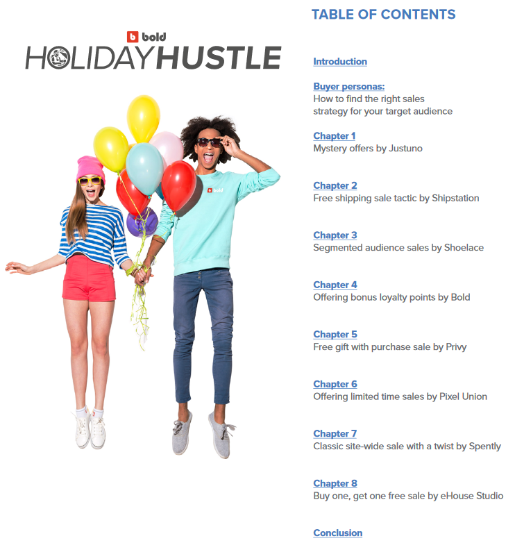 Bold app Holiday Hustle ebook