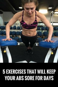 5 exercises that really did keep my abs sore for days...